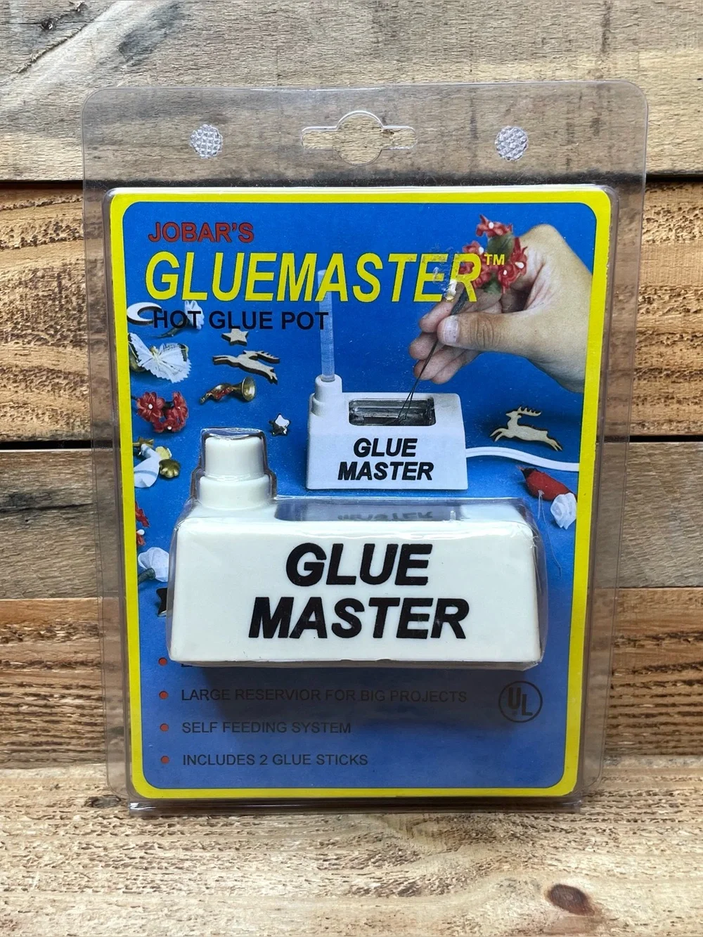 NEW JOBAR'S GLUEMASTER HOT GLUE POT SELF FEEDING DIP & GLUE ARTS & CRAFTS